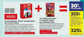 Carrefour Console nintendo offre