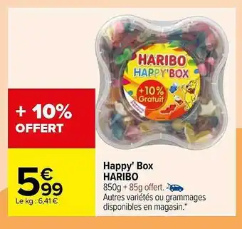 Carrefour Happy' box haribo offre