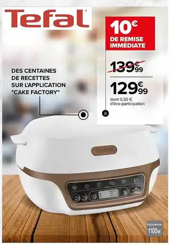 Carrefour Tefal offre