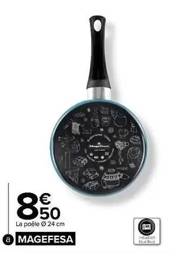 Carrefour La poêle ø 24 cm magefesa offre
