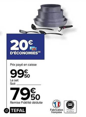 Carrefour Tefal offre