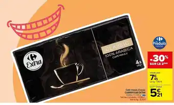 Carrefour Café moulu classic carrefour extra offre