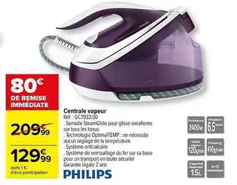 Central vapeur philips