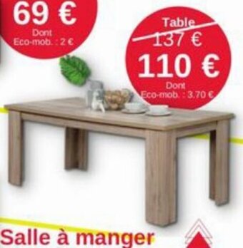 KREABEL Table offre
