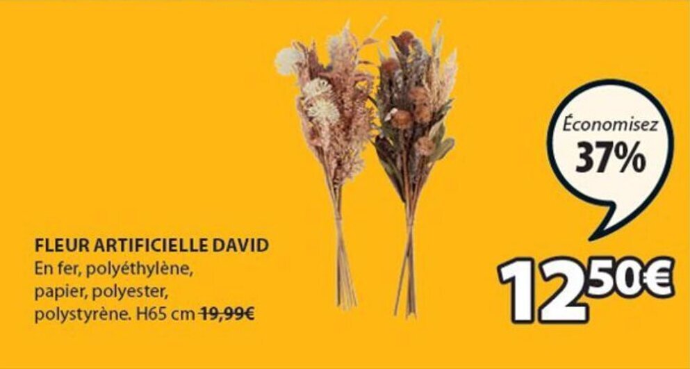 Promo Fleur Artificielle David chez JYSK