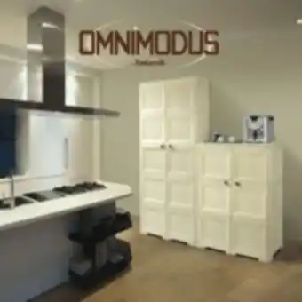 E.Leclerc Brico Armoire omnimodus - 1 module avec porte en bois modèle wengé offre