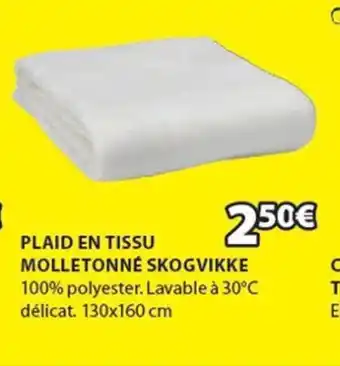 JYSK Plaid En Tissu Molletonne Skogvikke offre