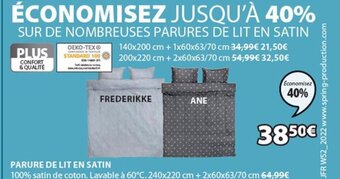 JYSK Parure de Lit En Satin offre