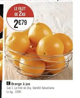 Géant Casino Orange a Jus offre