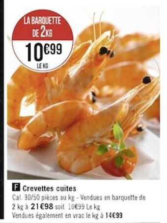 Géant Casino Crevettes Cuites offre