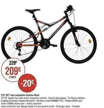 Géant Casino Vtt 26 offre