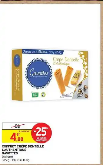 Coffret crêpe dentelle l'authentique gavottes