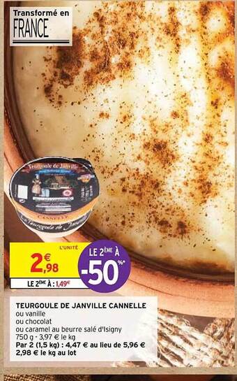 Teurgoule de janville cannelle
