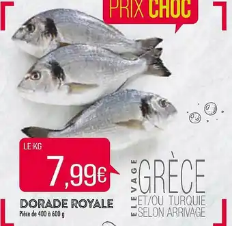 Match Dorade royale offre