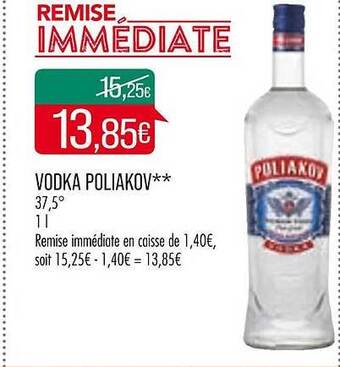Match Vodka poliakov offre