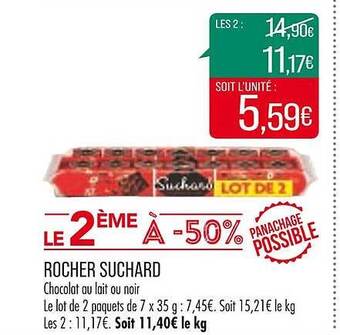 Match Rocher suchard offre