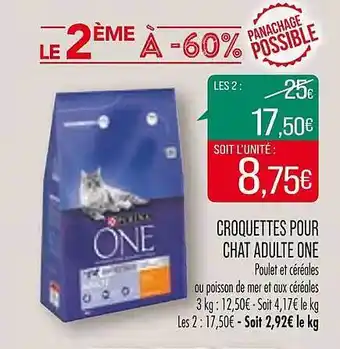 Match Croquettes pour chat adulte one offre