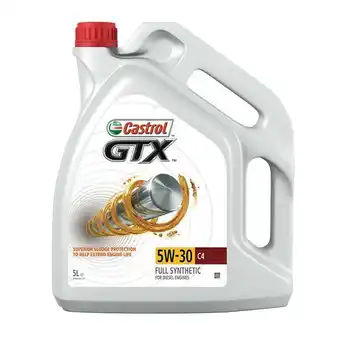 Feu Vert Castrol huile moteur gtx c4 essence/diesel 5w30 5l offre
