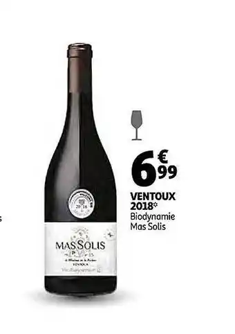Ventoux 2018 Biodynamie Mas Solis