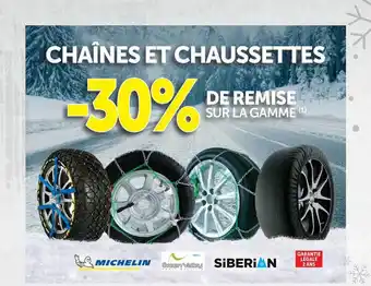 Roady Chaînes et chaussettes michelin, green valey, siberian offre