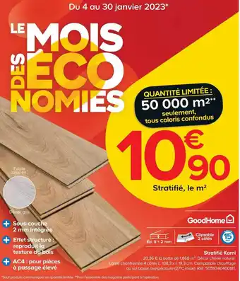 Castorama Stratifié kami goodhome offre