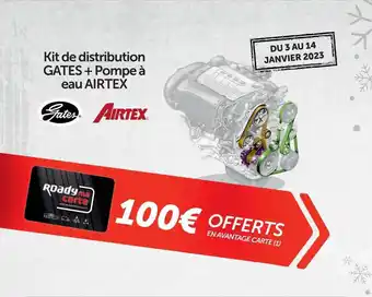 Roady Kit de distribution gates + pompe à eau airtex offre
