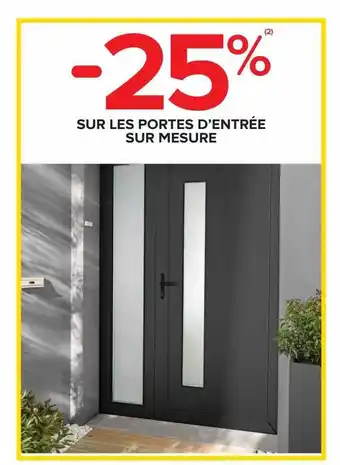 Castorama Portes d'entrée sur mesure offre