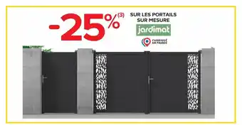 Castorama Portails sur mesure jardimat offre
