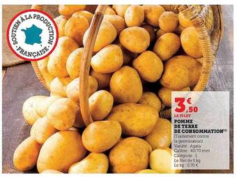 Hyper U Pomme de terre de consommation offre