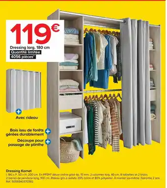 Dressing komet
