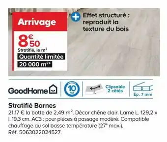 Castorama Stratifié barnes goodhome offre