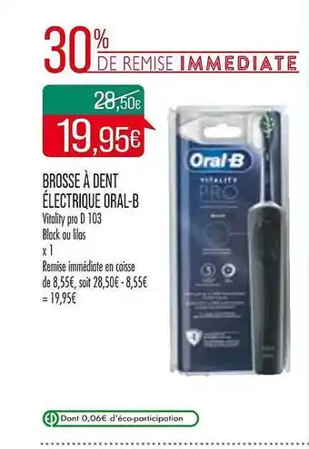 Brosse à dent électrique oral-b