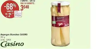 Géant Casino Asperges blanches casino offre