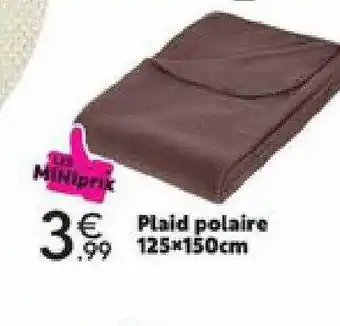 Plaid polaire 125 x 150 cm
