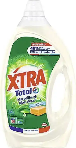 Casino Supermarchés Lessive liquide Marseille et aloe véra Total +* offre
