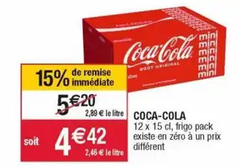 Cora x Carrefour Soda coca cola offre