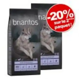Zooplus Croquettes briantos 2 x 12 / 14 kg chien : - 20 % sur le 2nd sac ! offre