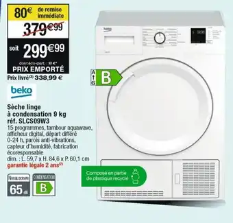 Sèche-linge à condensation beko