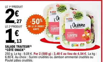 E.Leclerc Salade Traiteur Cote Snack offre