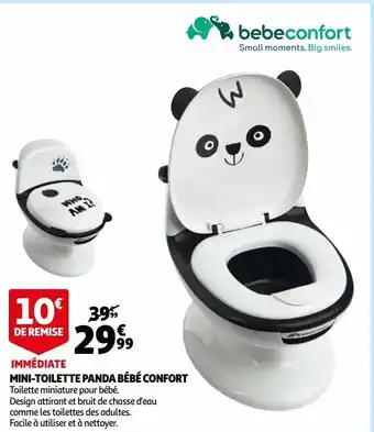 Auchan Mini-toilette panda bébé confort offre