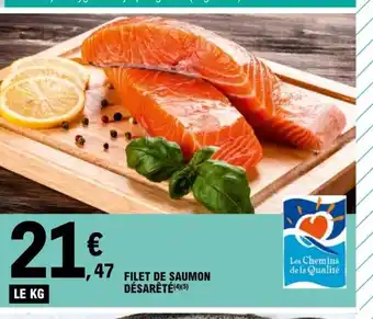 E.Leclerc Filet de Saumon Désarêté offre
