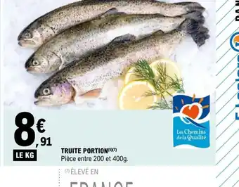 E.Leclerc Truite Portion offre
