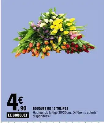 Bouquet de 15 Tulipes