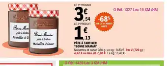 E.Leclerc Pâte à Tartiner Bonne Maman offre