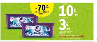 Lessive capsules dash