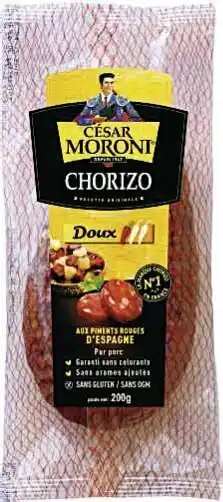 Casino Supermarchés Chorizo doux offre