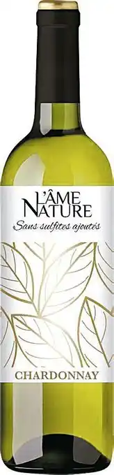 Casino Supermarchés IGP Pays d’Oc Chardonnay blanc sans sulfites ajoutés offre