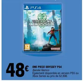 E.Leclerc One Piece Odysse PS4 offre