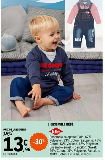 E.Leclerc Ensemble Bébé offre