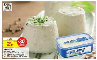 Intermarché Faisselle Royans Frais offre